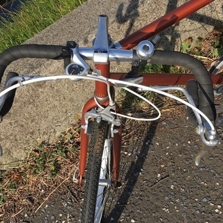 配達あり 美品 Raychell 27インチ自転車 6段ギア付き