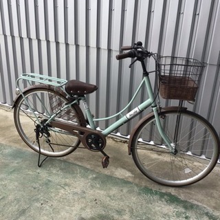 商談中 自転車 26インチ 6段変速 オートライト