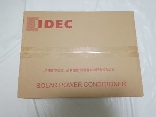 IDEC  パワーコンディショナ PJ1A-A401形(4.0kW)　箱難あり
