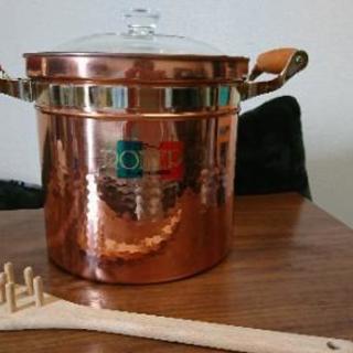 [お取引中]純銅製のパスタ鍋セット