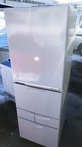 日立　4ドア冷蔵庫　415L　自動製氷機付き　N