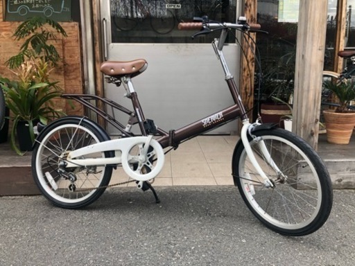 【中古】BRIDGESTONE 折りたたみミニベロ
