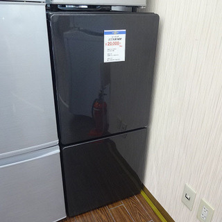 札幌 引き取り ユーイング 2ドア冷蔵庫 2017年製 110L 黒 UR