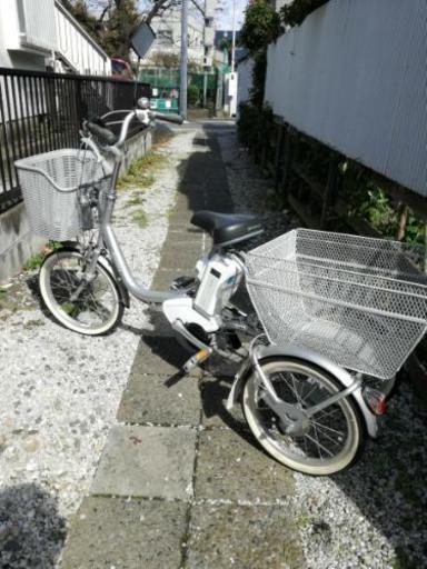 ブリジストンアシストワゴン(AW114)シルバー　電動自転車