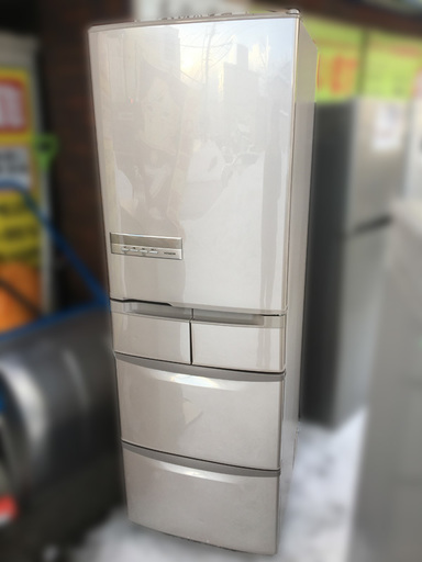 【札幌市内限定】HITACHI 日立ノンフロン冷凍冷蔵庫 R-K42D 415L 2014年製 ビッグ＆スリム フロストリサイクル冷却