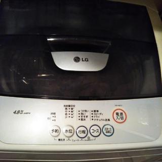 ジャンク品 全自動洗濯機 LG 4.8kg (ランドリーラックセ...