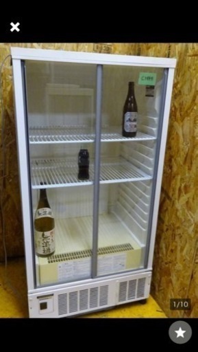 （H3848)ホシザキ 冷蔵ショーケース 267L W700×D550×H1360 SSB-70C1 厨房機器 動作確認済