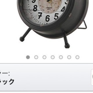 新品 未開封 スチール製 アンティーク風 置き時計(お取り置き中)