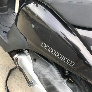 原付バイク ホンダ トゥデイ 黒
