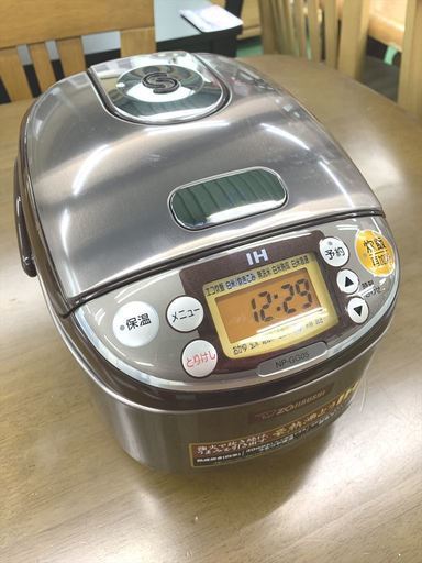 中古 RB0158 ZOJIRUSHI 3合炊きIH炊飯ジャー NP-GG05 2015年製