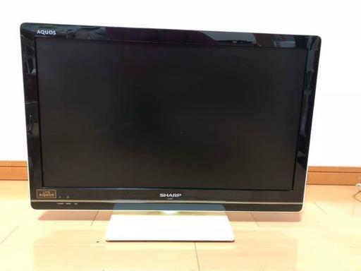 SHARP 液晶テレビ LC-24K7 (フルハイビジョン) ホワイト 仙台