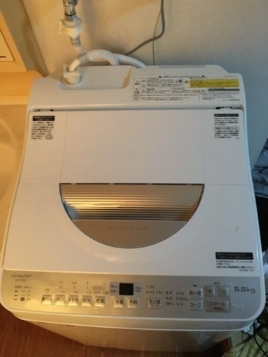 シャープタテ型洗濯乾燥機 5kg ゴールド系