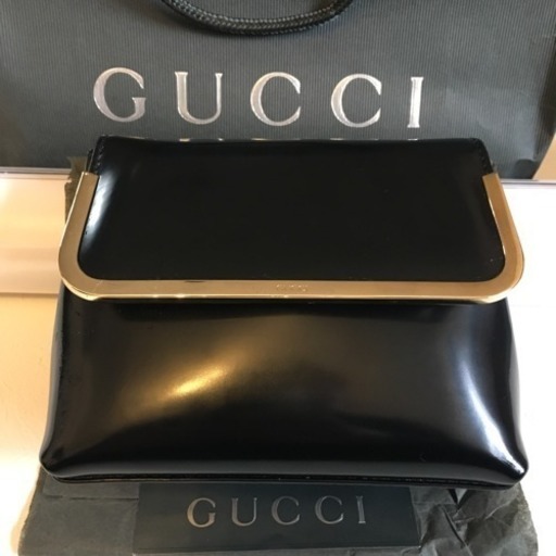 ☆希少レア☆ヴィンテージ☆美品☆レザー☆ GUCCI グッチ☆☆ポーチ バッグ カバン☆イタリアで約14万で購入☆使用回数2回☆