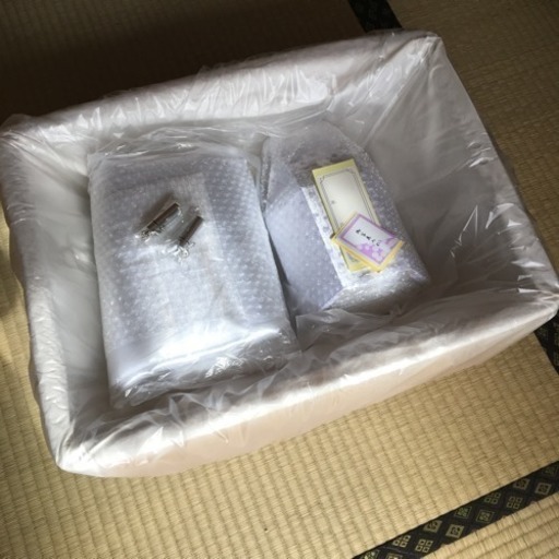 値下げ交渉可能★新品未使用3 ペットお見送り用品 棺 棺布団 骨壷 小型犬 猫チャン