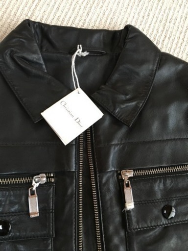 Dior キッズ 140 新品タグ付き レザージャケット クリスチャンディオール