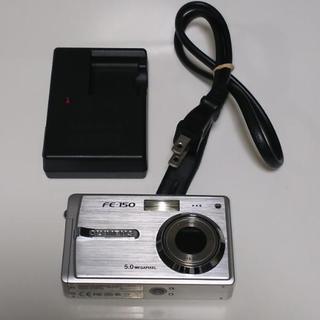 OLYMPUS FE-150 シルバー  500万画素デジカメ