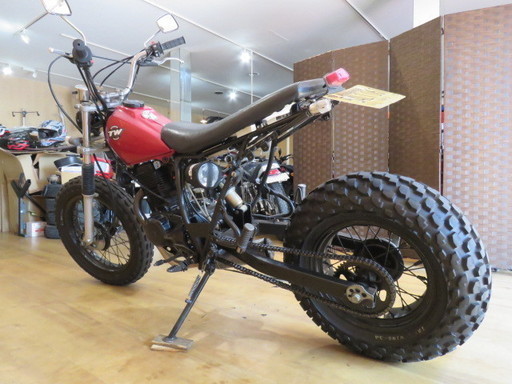 YAMAHA TW200 2JL ヤマハ 786km 200cc レッド 保険H31.3 エンジン実動! ロンスイスカチューン フルカスタム バイク エージング感あしゃれおつ！ 札幌発 YAMAHA TW200 2JL ヤマハ 786km 200cc レッド 保険H31.3 エンジン実動