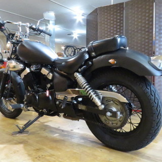 YAMAHA XV250 VIRAGO 3DM ヤマハ ビラーゴ 250cc ブラックアウト ラットスタイル 9930km ブラック アメリカン バイク 札幌発