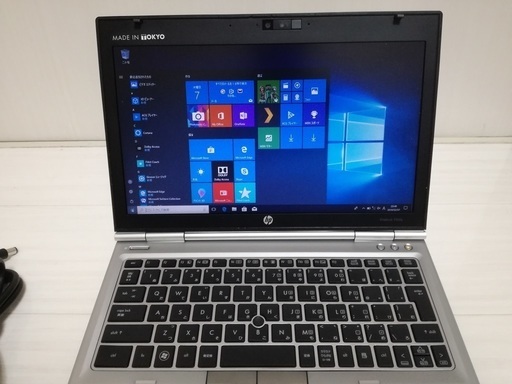 HP EliteBook 2560p ノートパソコン　SSD：160GB　メモリ：４GB　高速起動　Windows10インストール済
