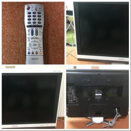 テレビ シャープ 32インチ アクオス 2010年 LC-32DE5 SHARP AQUOS TV 32型 32V 動作品 川崎区 KK