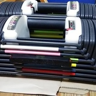 美品 可変式ダンベル パワーブロック 90ポンド 約41kg×２個