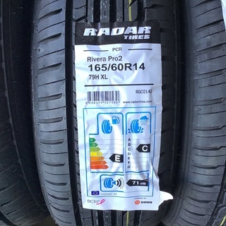 カードOK！！ 新品未使用 RADAR Rivera Pro 2 165/60R14 79H XL 【公式