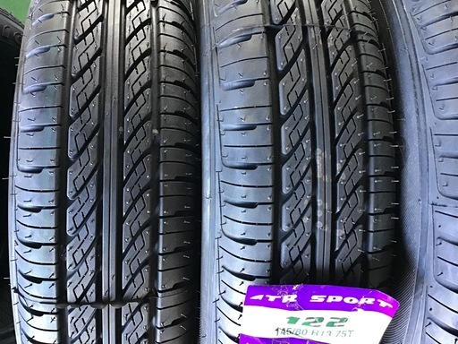 カードOK！！　激安新品未使用　ATR SPORT 122 145/80R13 75T　４本