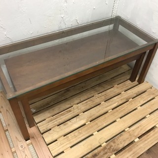ガラス天板ネストテーブル