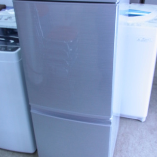 南12条店 SHARP/シャープ 2ドア冷蔵庫 137L 2016年製 SJ-D14C-S