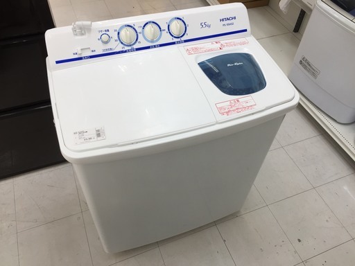 【購入後も安心な6ヶ月間動作保証付き♪】2016年製、HITACHI(日立)の２槽式洗濯機(5.5kg)のご紹介です！