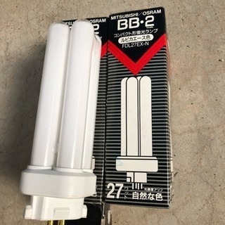 未使用品 コンパクト形蛍光ランプ ２個 三菱電機 BB・2Dou...