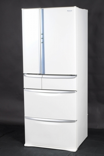 【取引中】R-BE025 ナショナル NR-F452TM-W 445L 6ドア トップユニット冷蔵庫