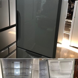 美品【 HITACHI 】日立 302L 3ドア冷凍冷蔵庫 うるおいチルドルーム 自動製氷機付き まんなか野菜室 R-S30CMV