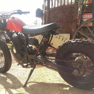 TW200トラッカーカスタムバイク☆TWベース 新品社外パーツ多数