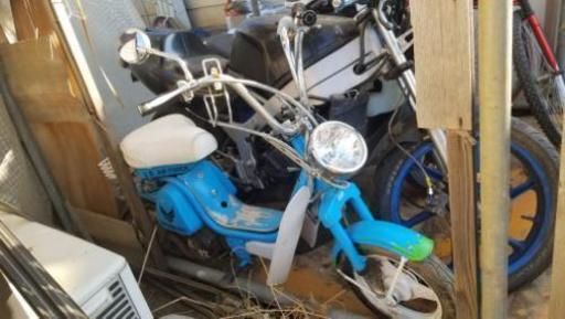【ありがとうございました】不動車です❗５０ccバイク　スズキ　ユーディー