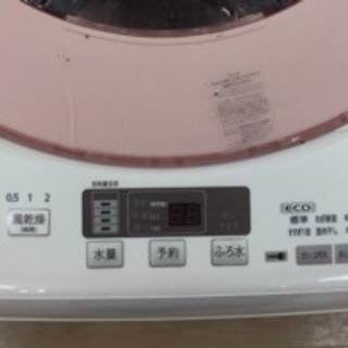 ○【6ヶ月安心保証付き】SHARP 簡易乾燥機能付洗濯機 2016年製