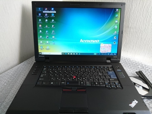 【取引中】SSD搭載で快適　バッテリー新品lenovo 　ThinkPad　Win10　アプリ豊富