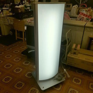 美品 タテヤマアドバンス 電飾看板 両面 自立型 キャスター付 屋外用 電光