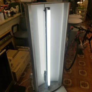 美品 タテヤマアドバンス 電飾看板 両面 自立型 キャスター付 屋外用 電光