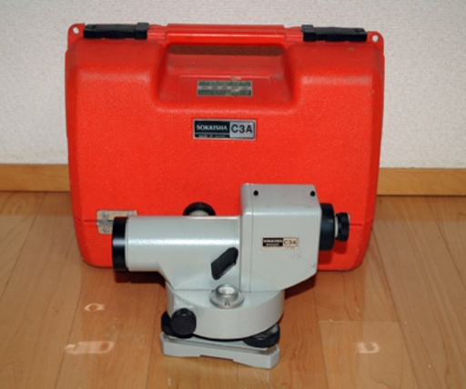 測量機器　測機舎　自動レベルＣ3Ａ　三脚付