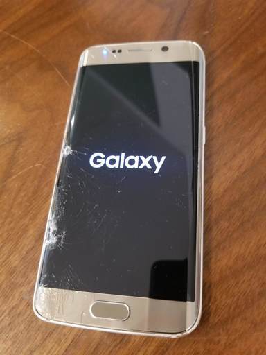 【割れあり】Galaxy S6 edge docomo SC-04G スマートフォン