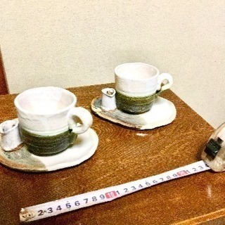コーヒーカップ、ペア、陶器