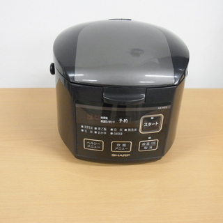 シャープ 2010年製 マイコン 炊飯器 3合炊き ブラック K...