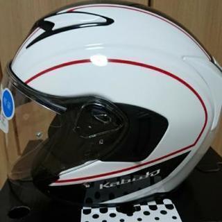 🎵💴値下げ⤵️新品未使用🎵  OGK  Kabuto  EXCEED  DELIE  Lサイズ(59cm-60cm)  ホワイトブラック