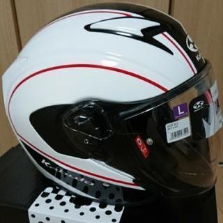 🎵💴値下げ⤵️新品未使用🎵  OGK  Kabuto  EXCEED  DELIE  Lサイズ(59cm-60cm)  ホワイトブラック