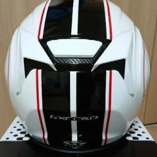 🎵💴値下げ⤵️新品未使用🎵  OGK  Kabuto  EXCEED  DELIE  Lサイズ(59cm-60cm)  ホワイトブラック