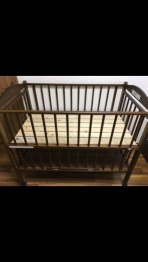 ベビーベッド EASEすのこハイベッド SAWA BABY