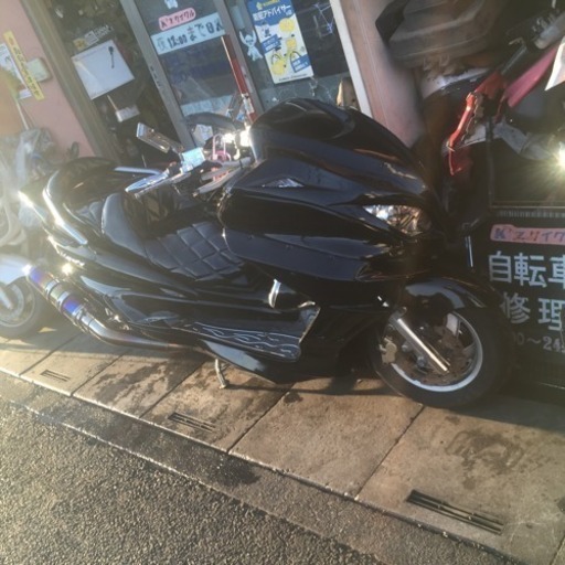 マジェC フルカスタム　sg03j オーディオ　LED 草加市　マジェスティ マジェC フルカスタム 250cc 草加市 マジェスティ C LED オーディオ