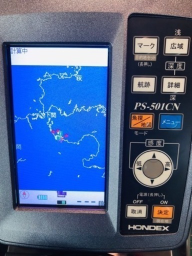 ホンデックス GPS 魚探 PS-501CN