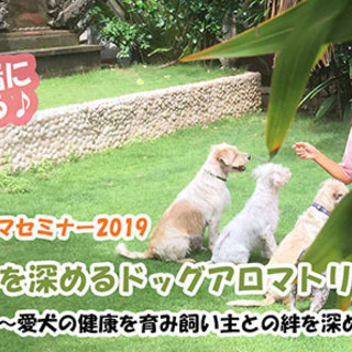 PAWペットアロマセミナーin東京「愛犬との絆を深めるドッグアロ...